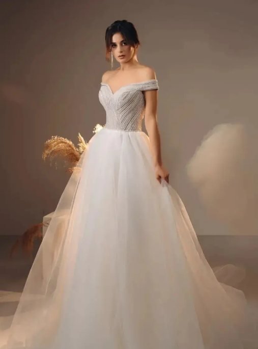 Beaded gown